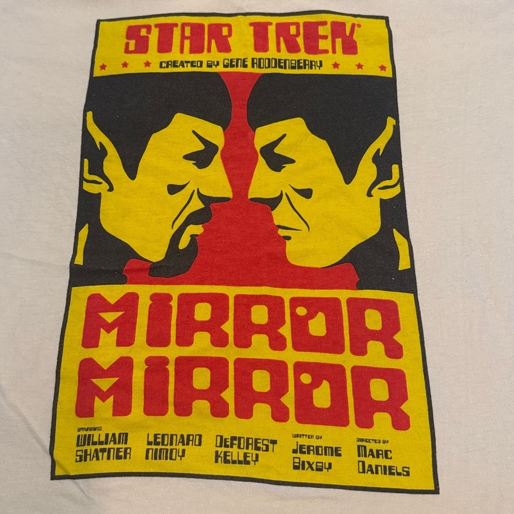 Loot Crate - Star Trek - Spock- Mirror Mirror - White Tee